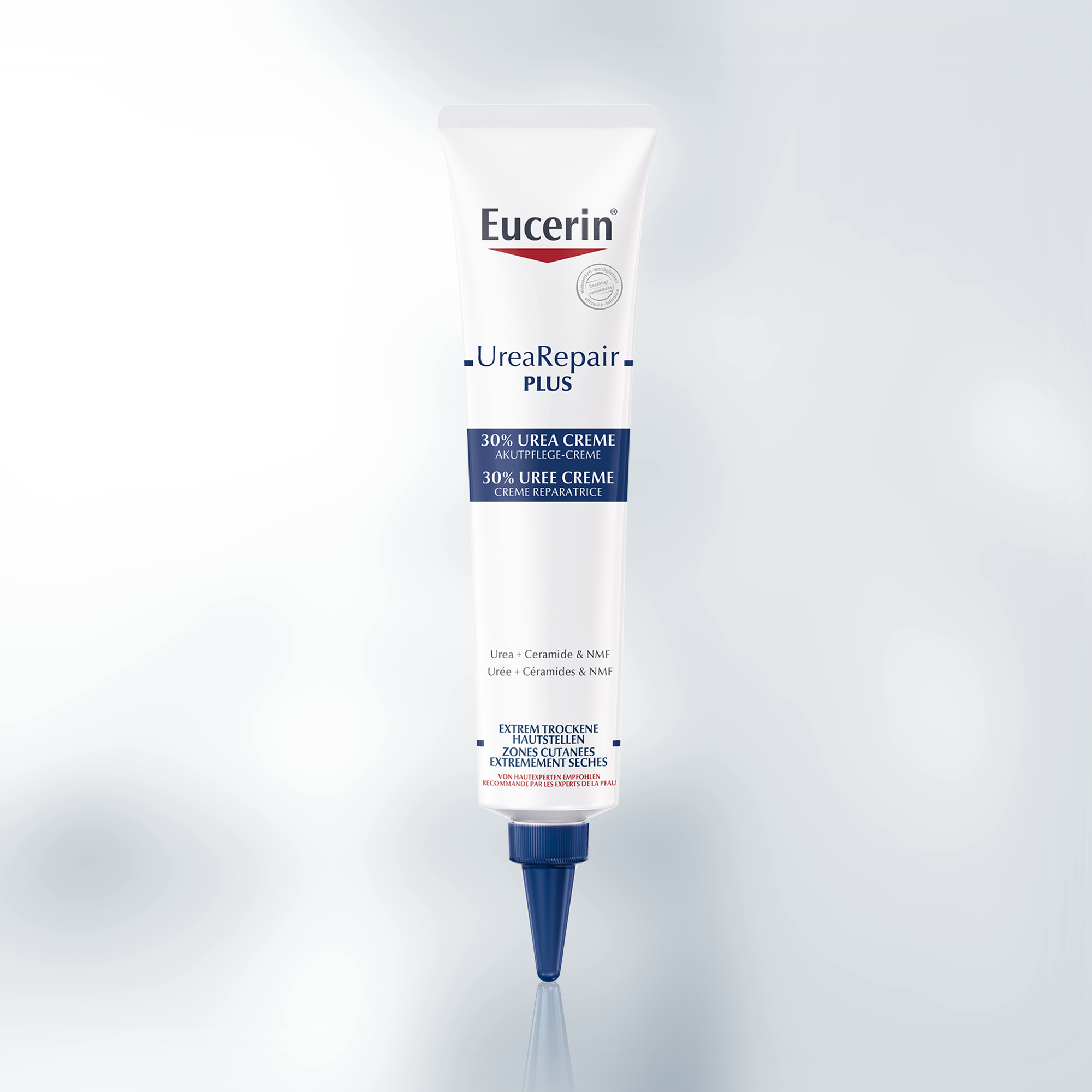 Eucerin Urearepair Plus Creme – 30% Harnstoff, 75 Ml, Für Sehr Trockene, Raue Haut, Intensive Pflege